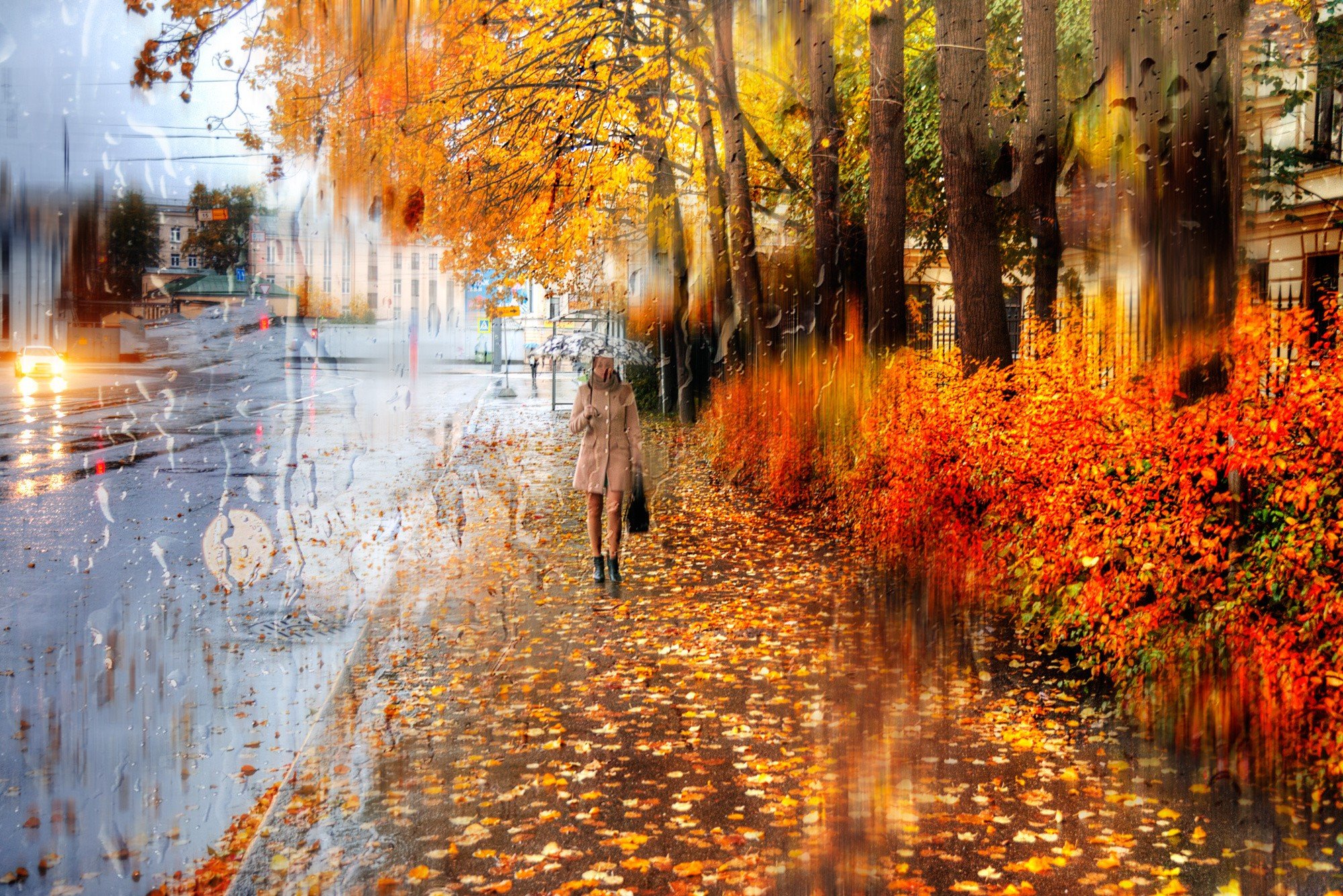 Впр осенние дождики вовсе не похожи. Осень Петербург Гордеев. Осенний дождь. Осень дождь. Промозглая осень.