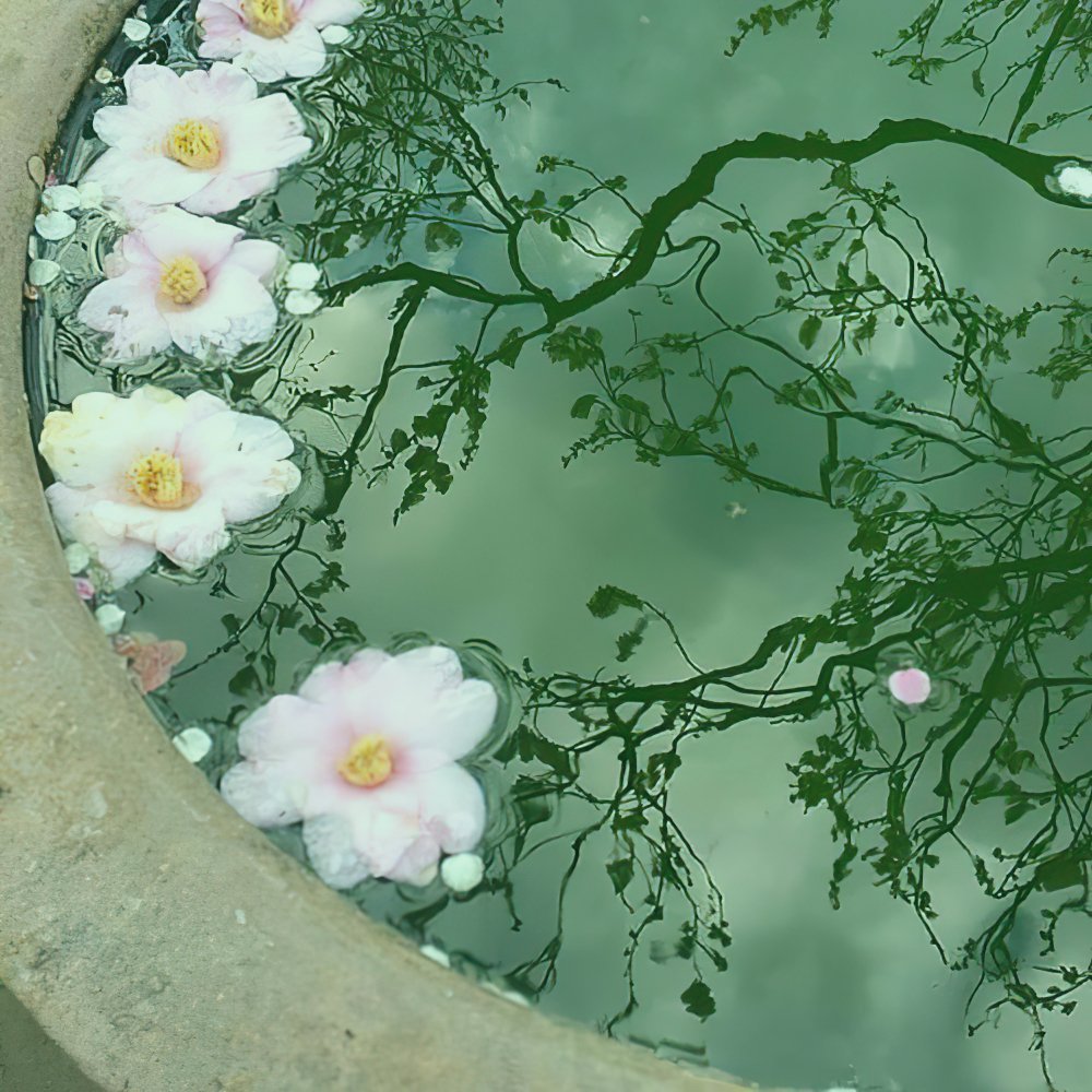 Цветы в горячую воду