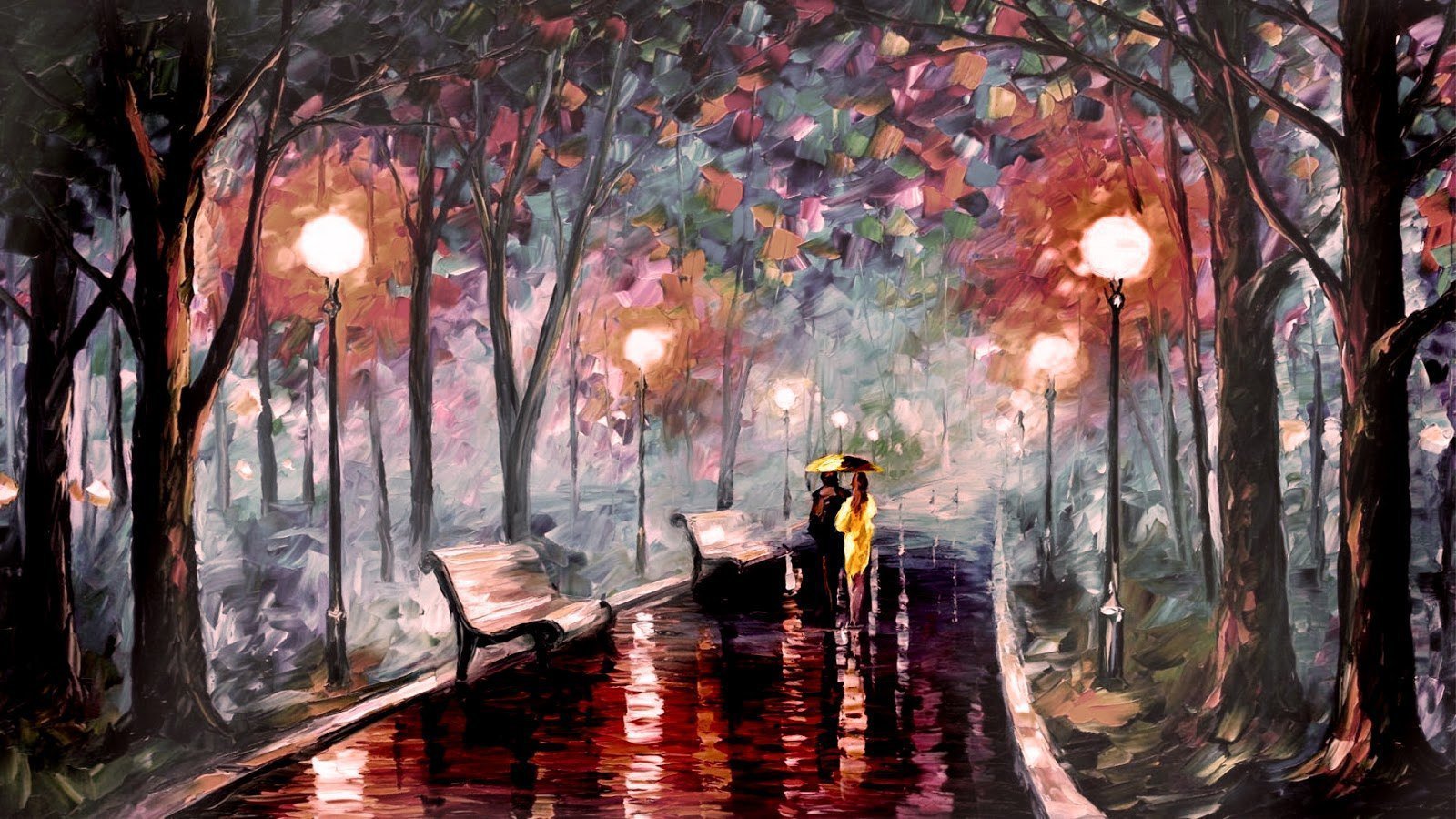 Романтический пейзаж рисунок. Художник Джефф Роуланд (Jeff Rowland). Романтический пейзаж. Дождливый пейзаж. Пейзаж дождь.