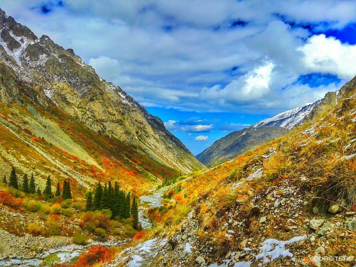 Национальный парк ала-Арча Киргизия. Ущелье ала-Арча Киргизия. Осень ала - Арча Кыргызстан. Горы ала Арча река. Каршы ала