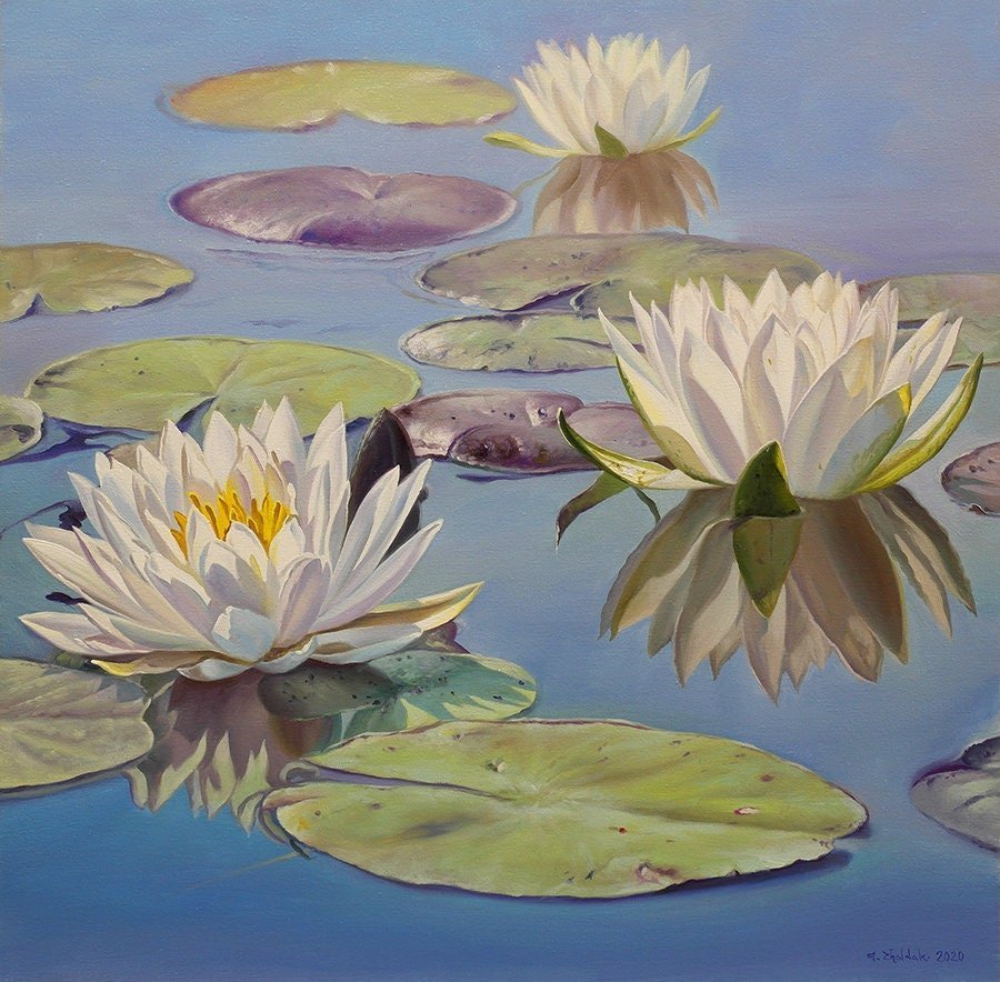 Алессандро Форнеро художник кувшинки. Water Lily Pond картина. Водяная лилия 8