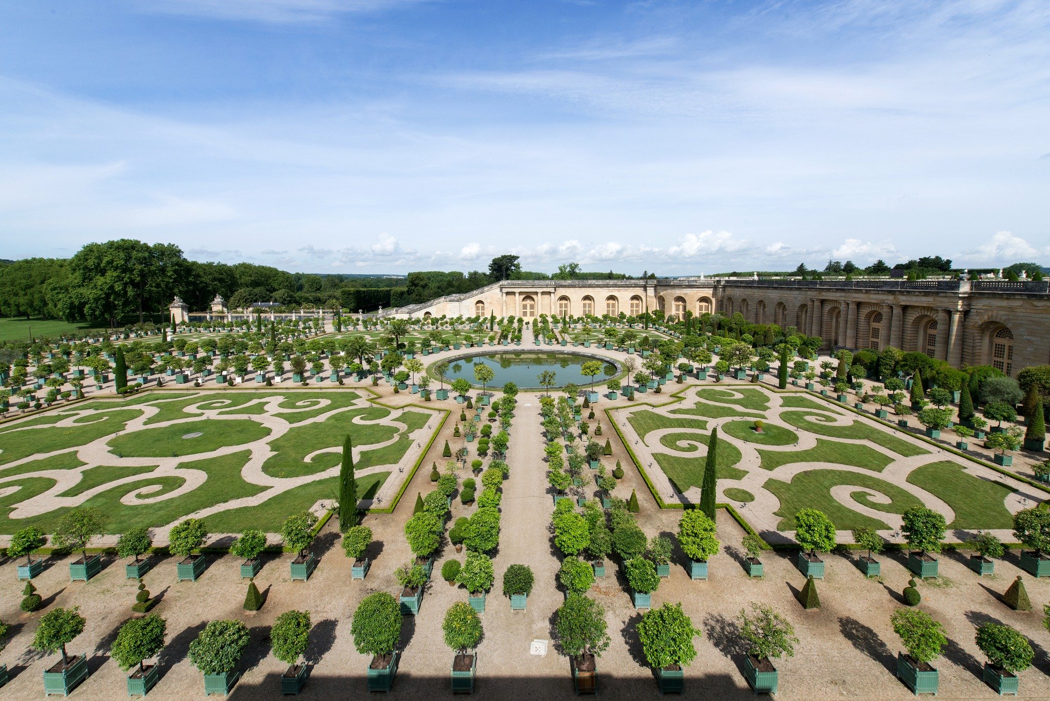 Андре Ленотр Версаль. Версальский дворец и сады. Оранжерейный сад дворец Версаль. Версальский парк: Гармония совершенства. Chateau versailles