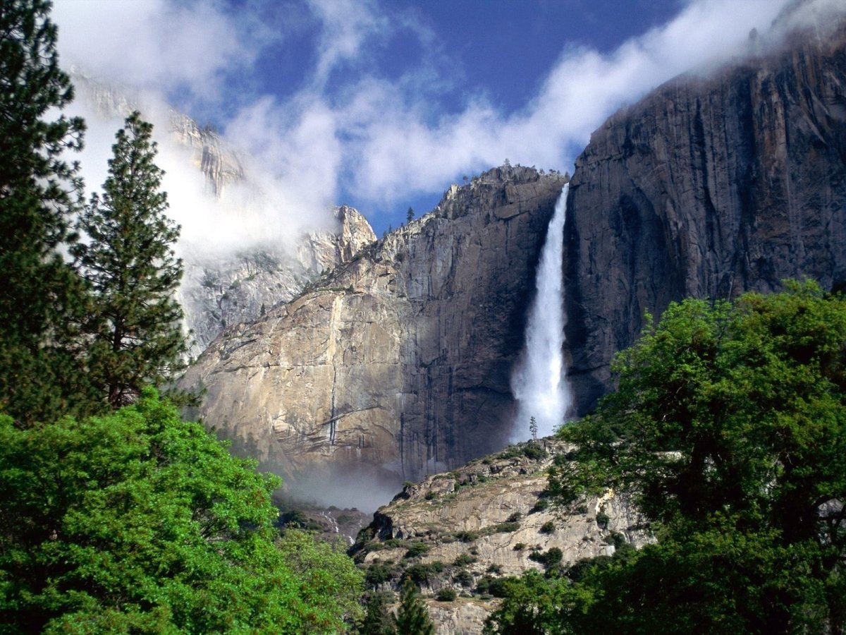 Йосемитский водопад. Национальный парк Йосемити Калифорния США. Йосемити национальный парк водопады. Национальный Йосемитский парк в Северной Америки. Йосемитский водопад в США.
