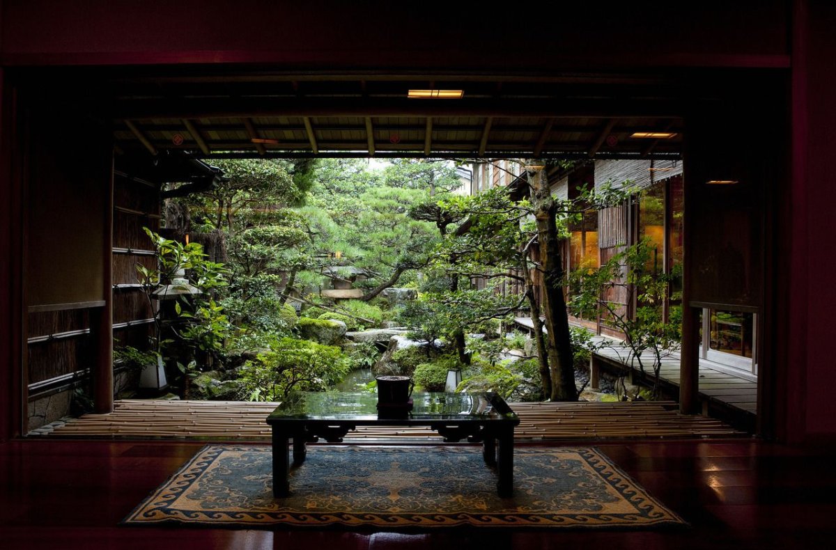 Забронировать столик в японском саду. Матия архитектура Киото. Сёин-дзукури архитектура. Японский сад. Японский сад в интерьере.